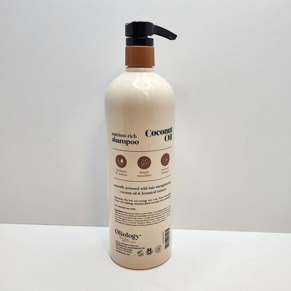 Oliology Coconut Oil Shampoo | Paraben Free & Cruelty Free (32 oz) | Nourishing - Picture 2 of 5